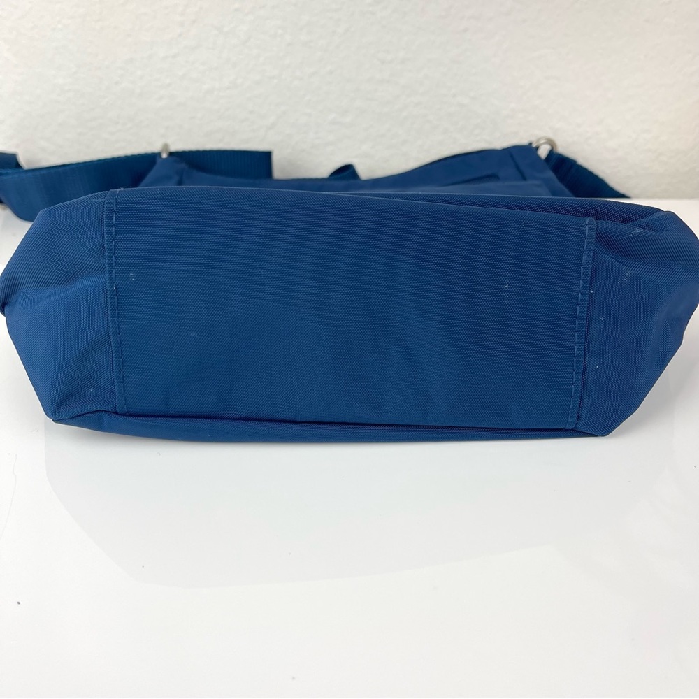 Baggallini Navy Nylon Practical Adjustable Crossbody Town Bagg - Picture 9 of 14